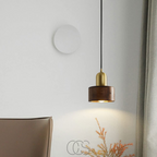 Nievk - Design pendant lamp with gold accent