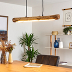 Nievk - Dimmable wooden pendant lamp