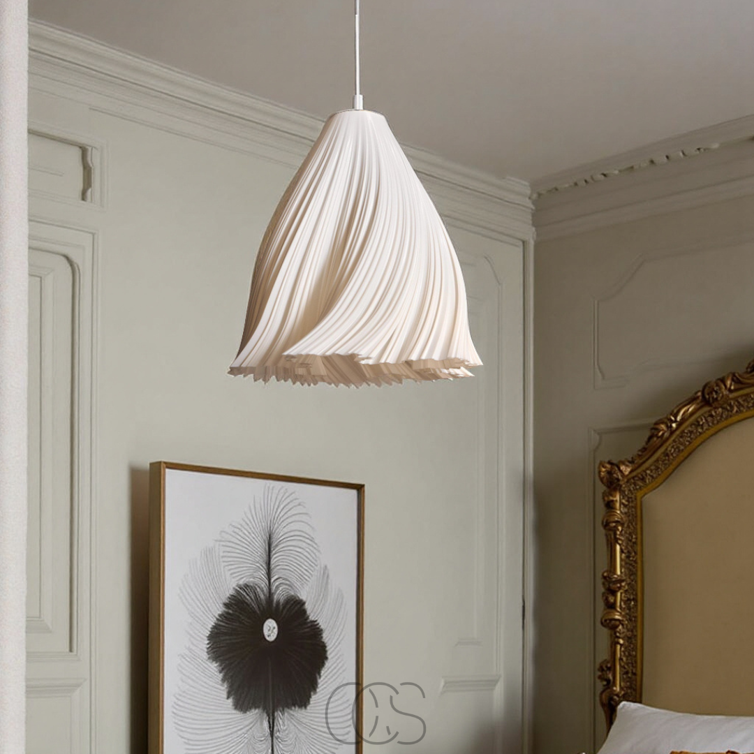 Nievk - Fanning Fabric Ceiling Lamp - Modern Textiles
