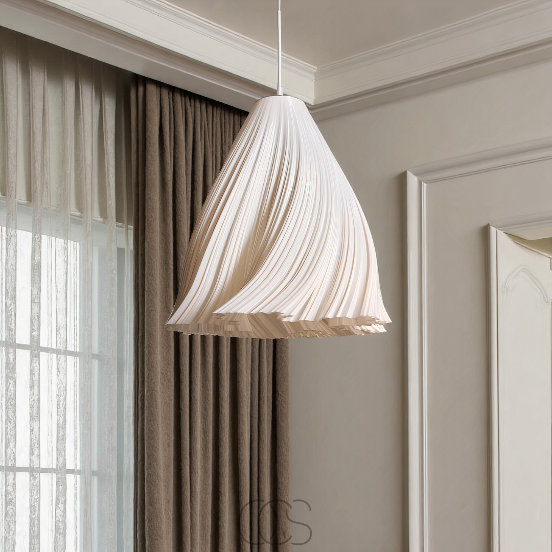 Nievk - Fanning Fabric Ceiling Lamp - Modern Textiles