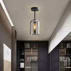 Nievk - Glass Vintage LED ceiling lamp