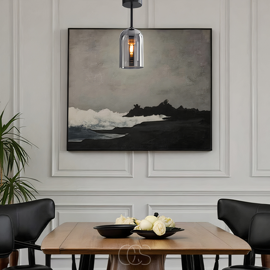 Nievk - Glass Vintage LED ceiling lamp