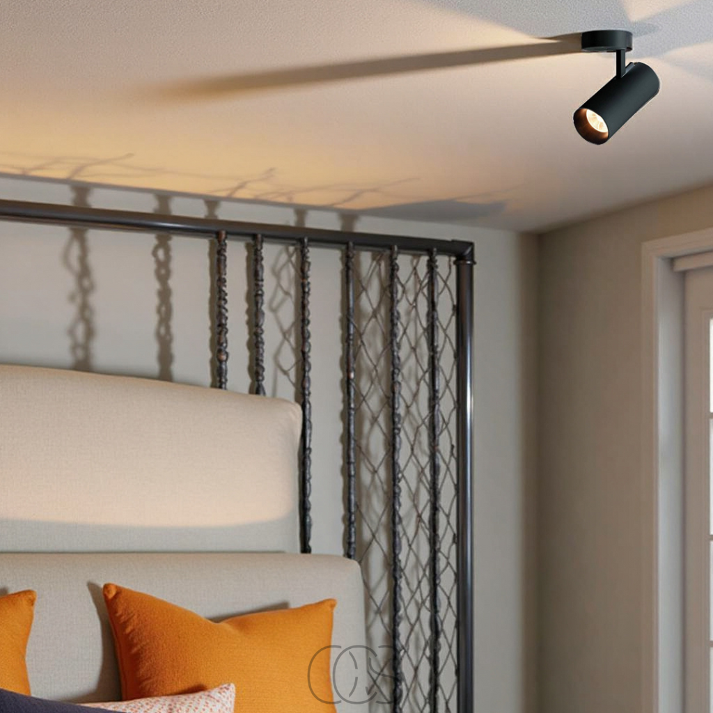 Nievk - LED Ceiling Spot Single - sleek design, focused light