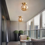 Nievk - LED Glass ceiling lamp - Modern
