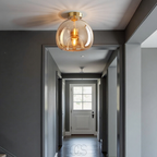 Nievk - LED Glass ceiling lamp - Modern