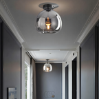 Nievk - LED Glass ceiling lamp - Modern