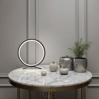 Nievk - LED Ring Table Lamp - Modern Minimalist Design