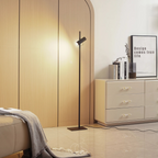 Nievk - LED floor lamp with spotlight - reading lamp