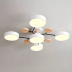 Nievk - Macaron Metal LED Ceiling Lamp - Dimmable 3-Color