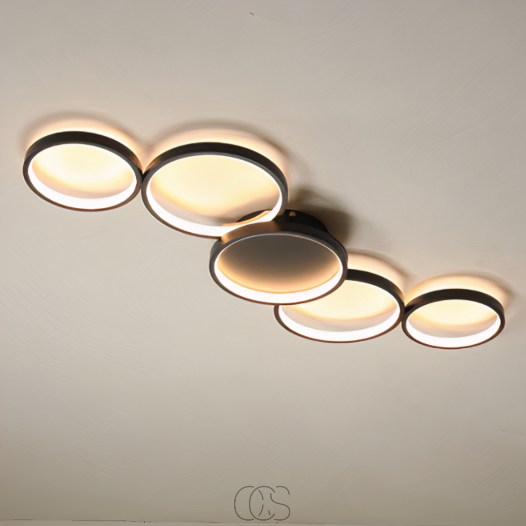 Nievk - Modern Design Ceiling Lamp - LED Rings