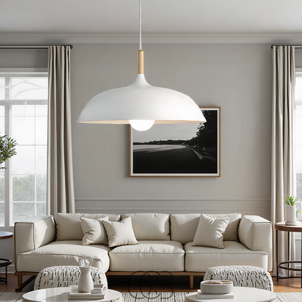 Nievk - Modern Matte Black Ceiling Lamp