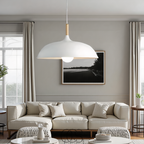 Nievk - Modern Matte Black Ceiling Lamp