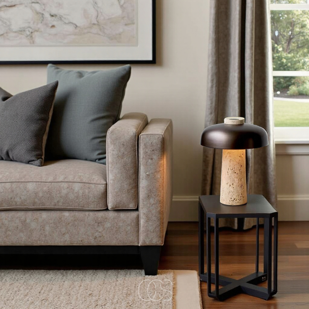 Nievk - Modern Stone Table Lamp