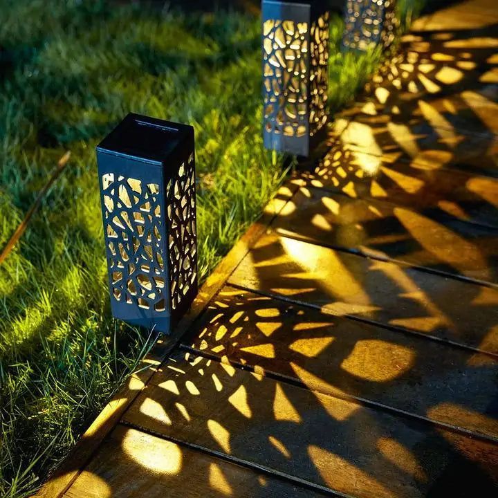 Nievk - Solar Garden Light Pole - Wireless Solar Outdoor Lamp