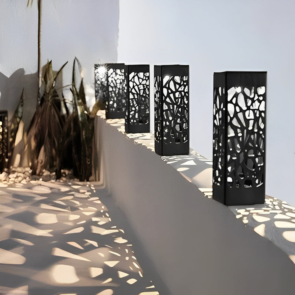 Nievk - Palo della Luce da Giardino Solare - Lampada Solare da Esterno Senza Fili