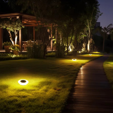 Nievk - Solar LED Ground Lighting - Waterproof IP65 - Durable & Easy