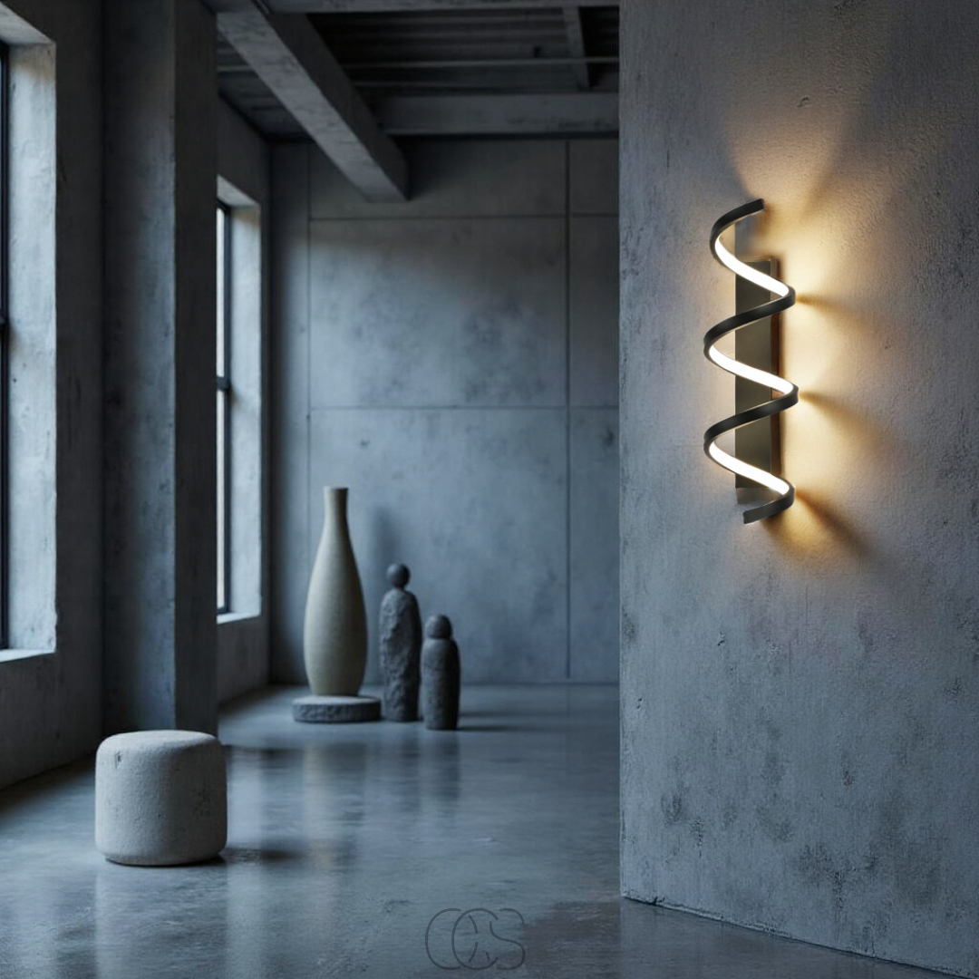 Nievk - Spiral LED wall lamp - Dimmable
