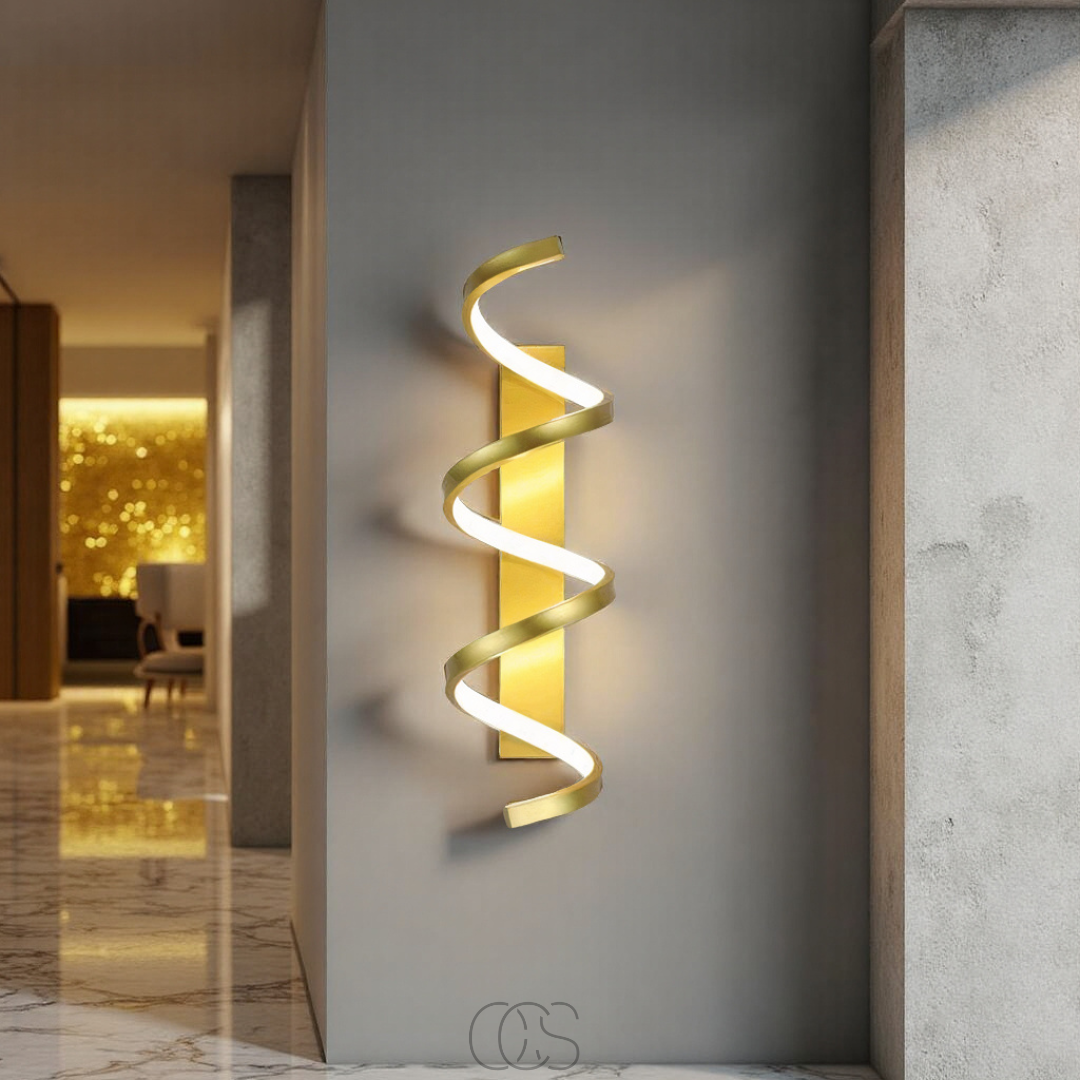 Nievk - Spiral LED wall lamp - Dimmable
