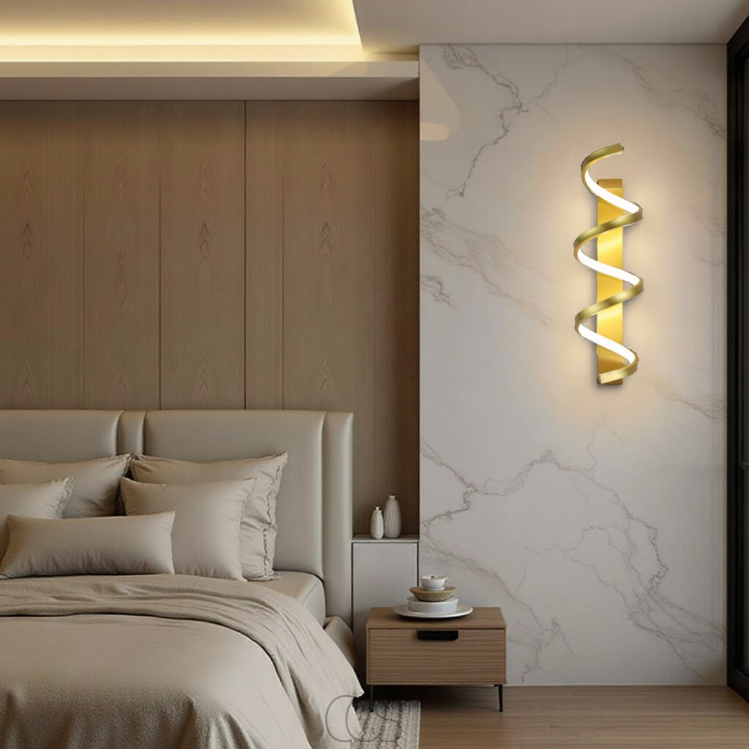 Nievk - Spiral LED wall lamp - Dimmable