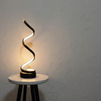 Nievk - Lampada a spirale – design moderno con 3 colori di luce e LED a risparmio energetico