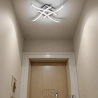 Nievk - Lampada da soffitto LED quadrata