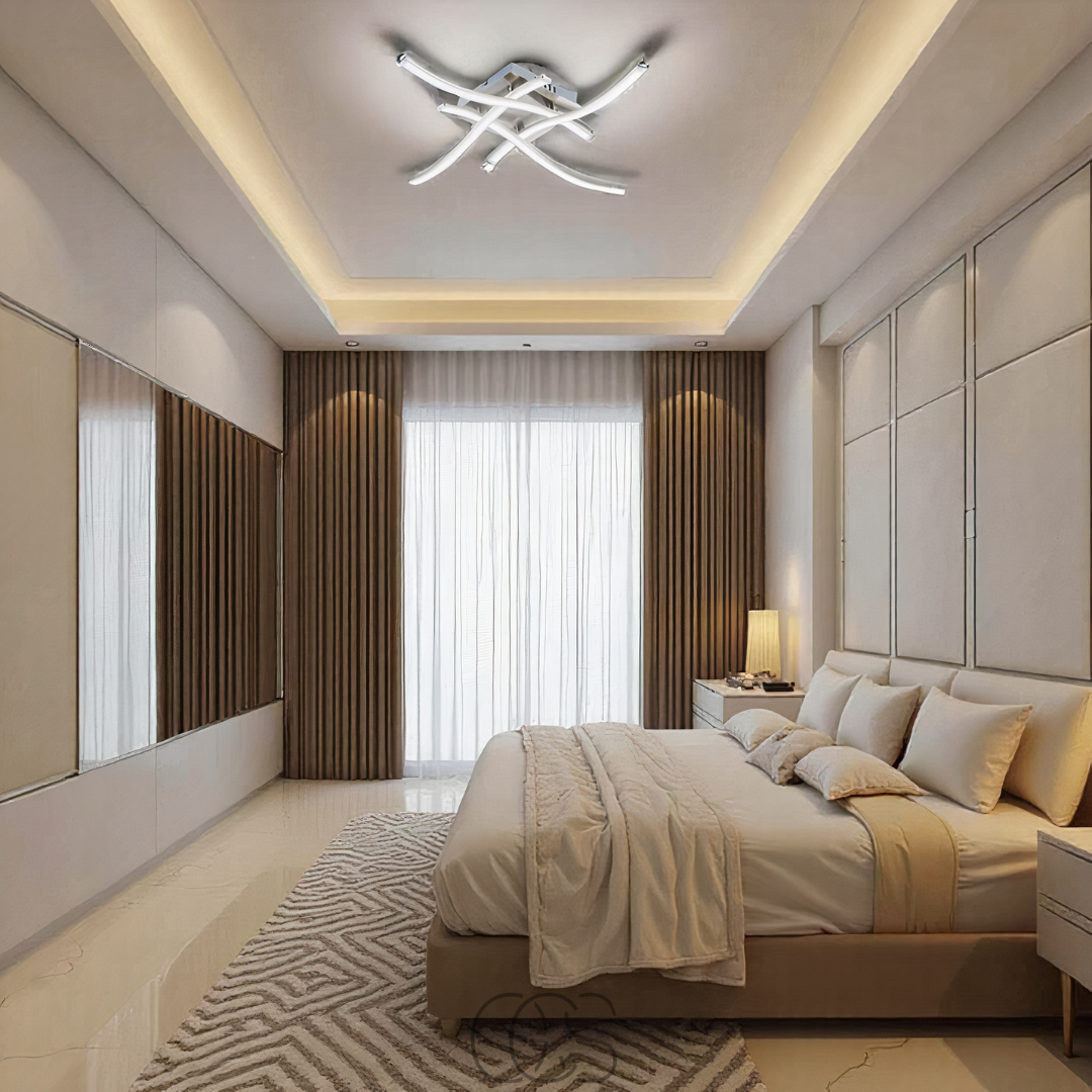 Nievk - Square LED ceiling lamp