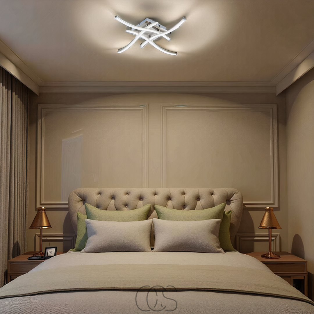 Nievk - Square LED ceiling lamp