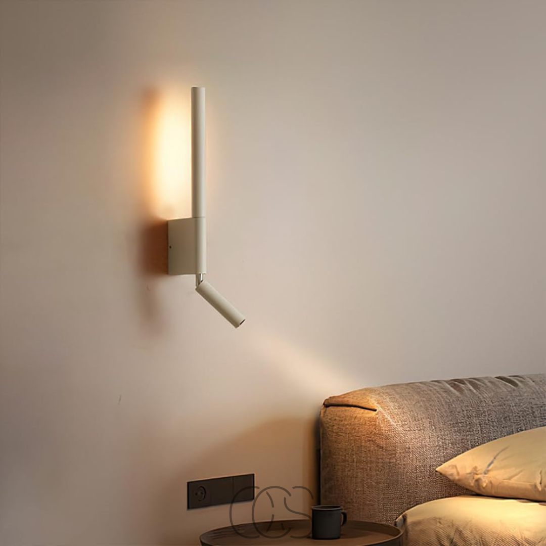 Nievk - Stylish LED Wall Lamp with Reading Lamp