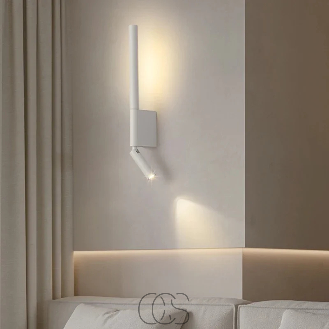 Nievk - Stylish LED Wall Lamp with Reading Lamp