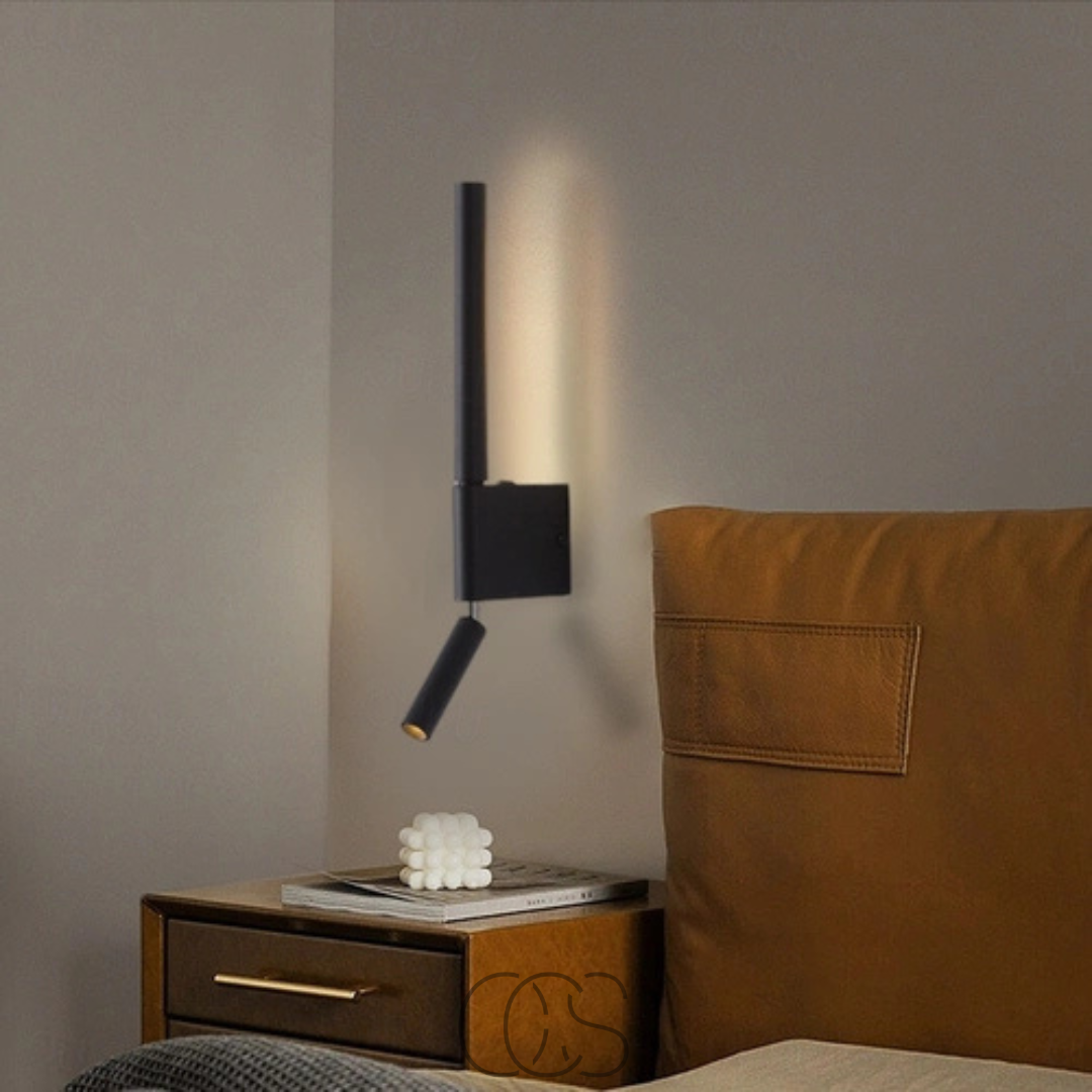 Nievk - Stylish LED Wall Lamp with Reading Lamp
