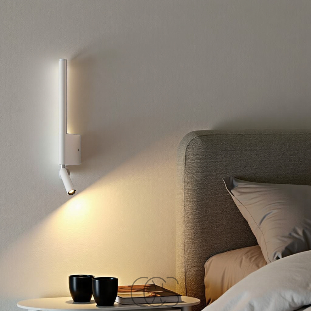Nievk - Stylish LED Wall Lamp with Reading Lamp