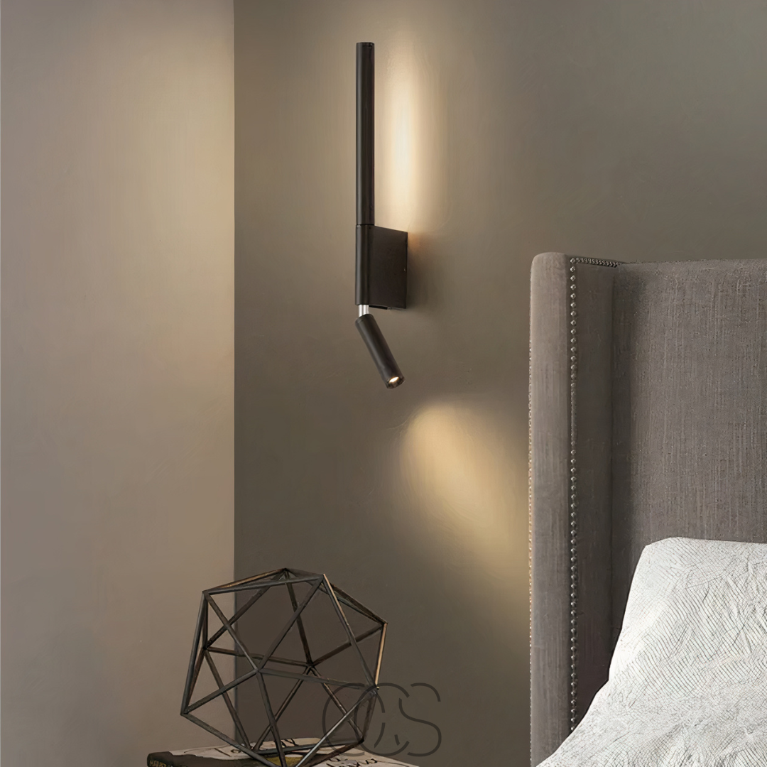 Nievk - Stylish LED Wall Lamp with Reading Lamp