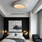 Nievk - Wabi-Sabi Fabric Ceiling Lamp - Polyform & Resin