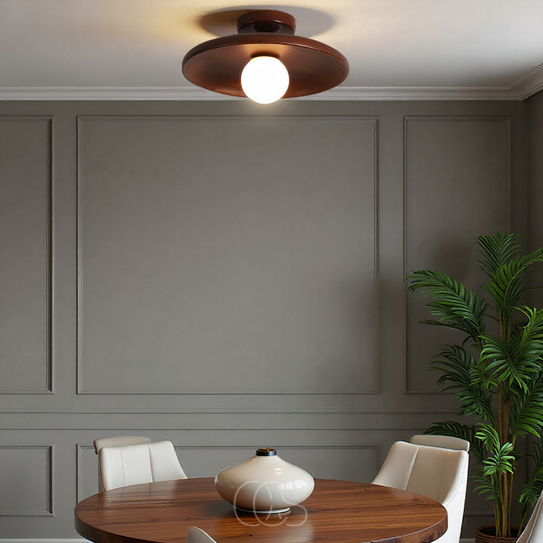 Nievk - Walnut Ceiling Lamp - Luxury Ceiling Lamp Wood