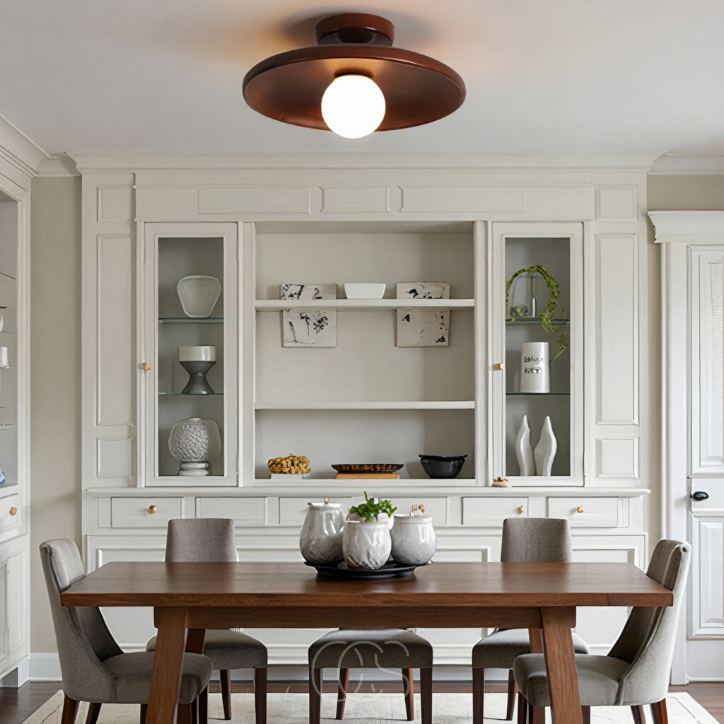 Nievk - Walnut Ceiling Lamp - Luxury Ceiling Lamp Wood