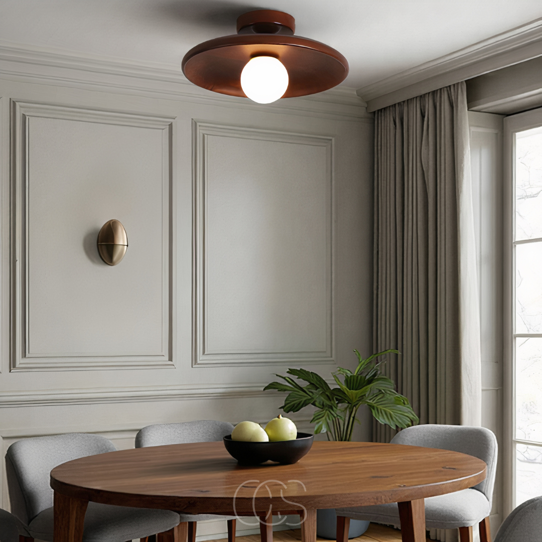 Nievk - Walnut Ceiling Lamp - Luxury Ceiling Lamp Wood