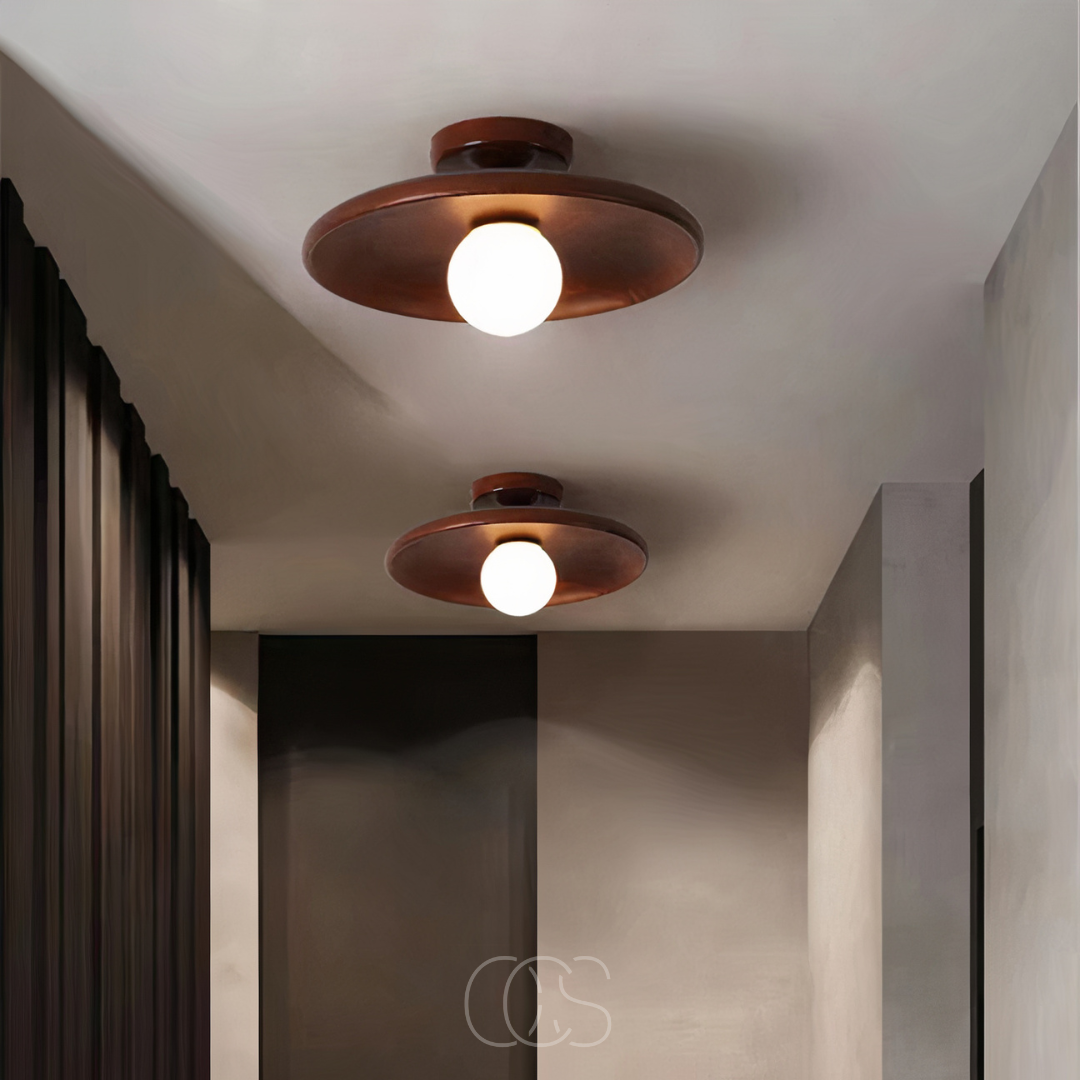 Nievk - Walnut Ceiling Lamp - Luxury Ceiling Lamp Wood
