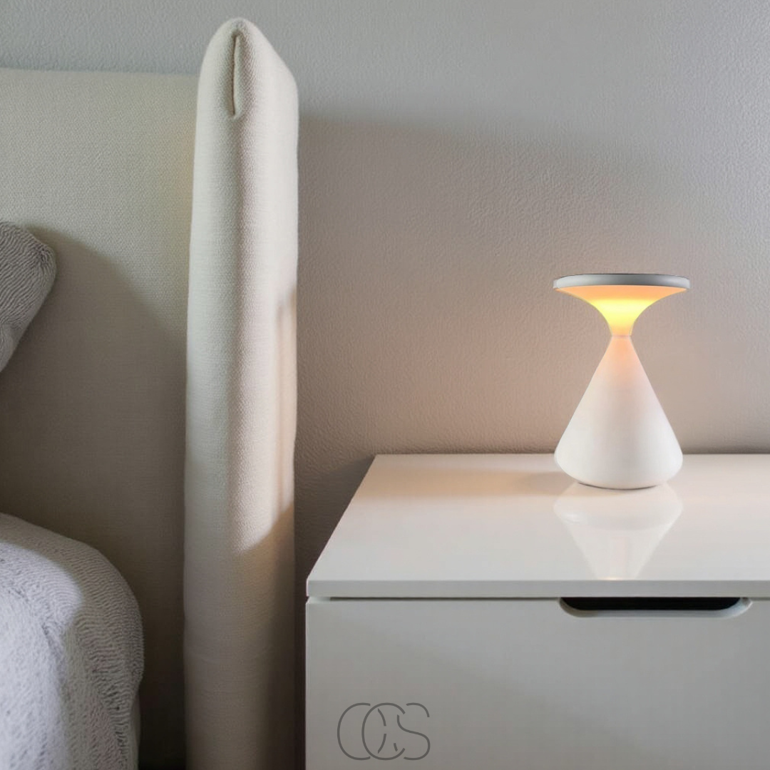 Nievk - Wireless Hourglass table lamp