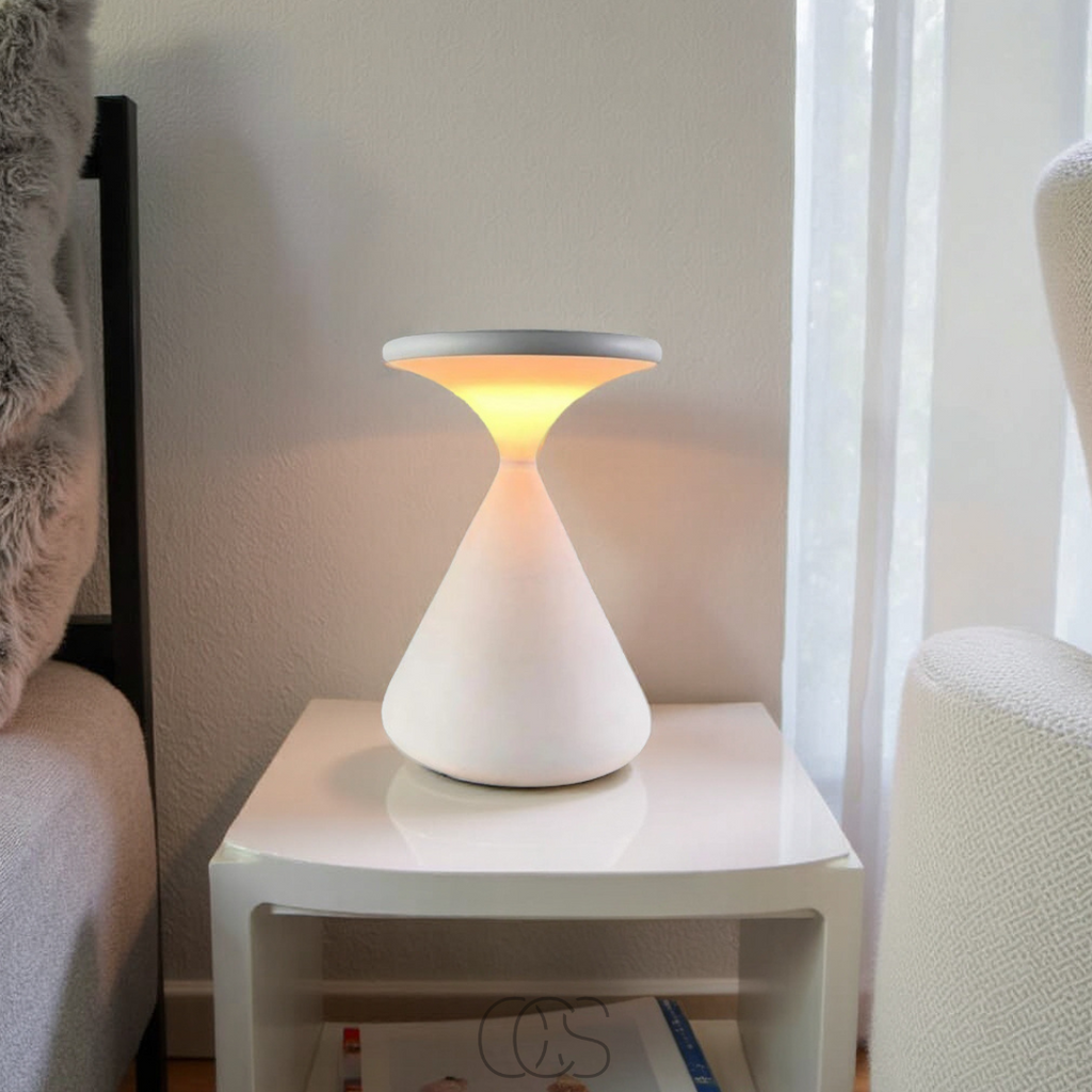 Nievk - Wireless Hourglass table lamp