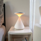 Nievk - Wireless Hourglass table lamp