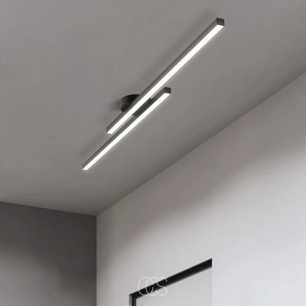 Nievk - modern aluminum ceiling lamp - Sleek ceiling lighting