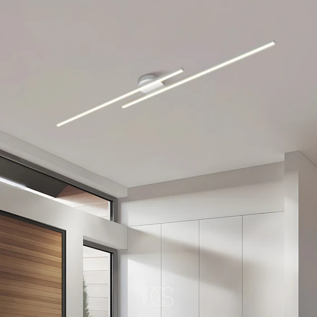 Nievk - modern aluminum ceiling lamp - Sleek ceiling lighting