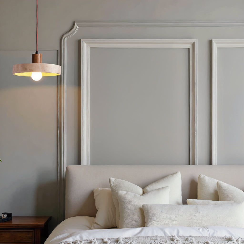 Nievk - pendant lamp in natural stone - Unique & Adjustable