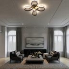 Nievk – Ceiling lamp LED Klaver – Modern design with atmospheric dimming function