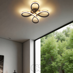 Nievk – Ceiling lamp LED Klaver – Modern design with atmospheric dimming function
