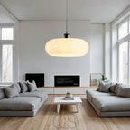 Nievk – lampada a sospensione retro nordica - vetro soffiato a bocca e design scandinavo