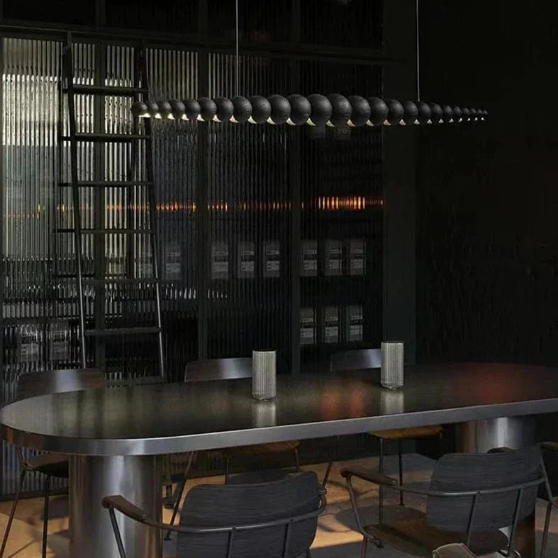 Arborcrest Wood Bead Chandelier