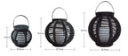 Liora Solar Rattan Teardrop Outdoor Lamp
