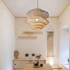 Liora Rattan Chandelier