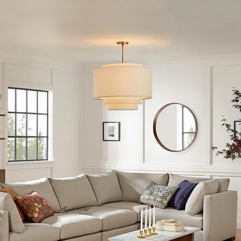 Liora Fabric Pendant Chandelier